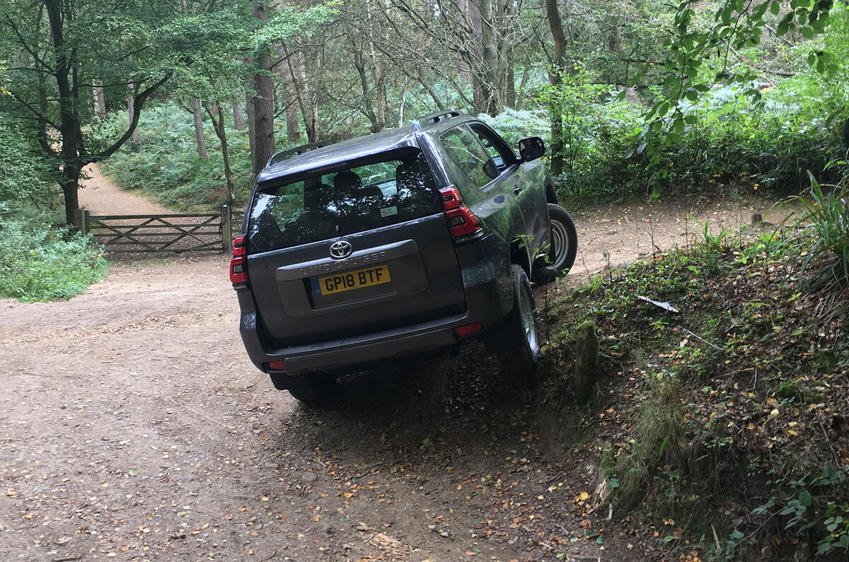 Toyota Land Cruiser Utility 3dr 2018 long-term review - verge climbing