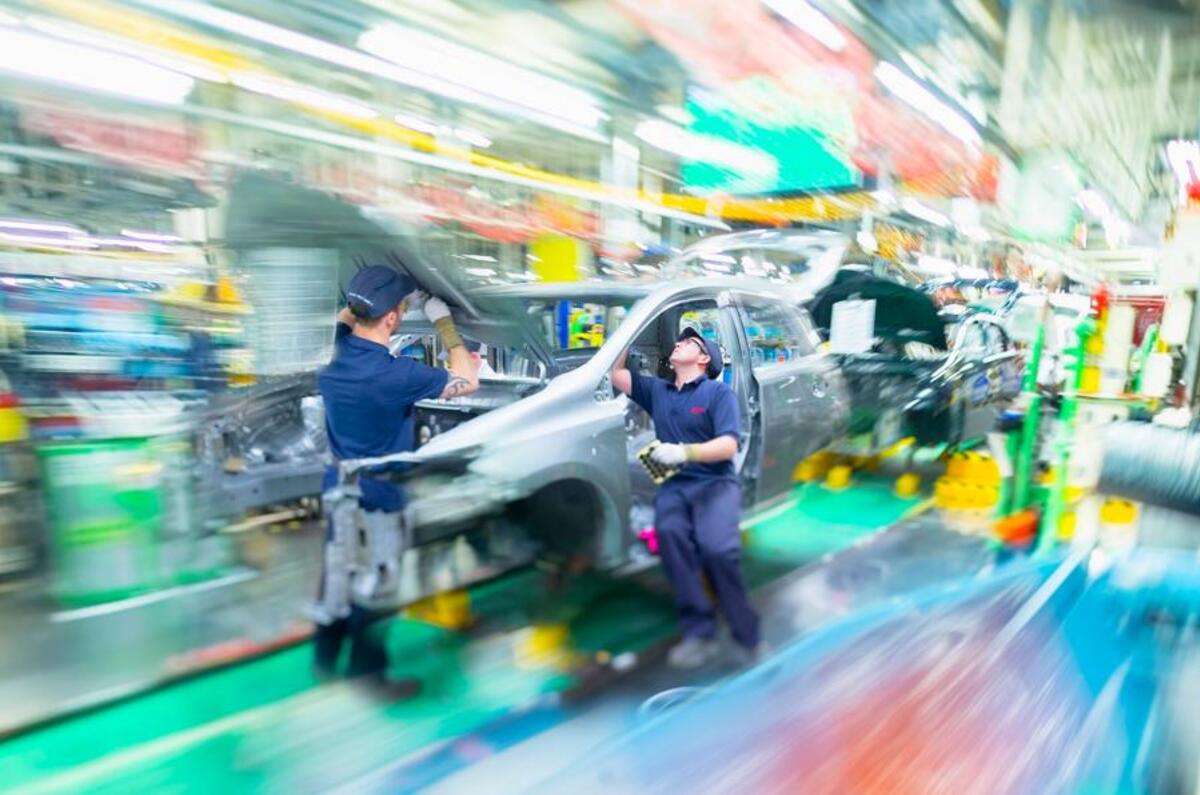 Toyota car manufacturing