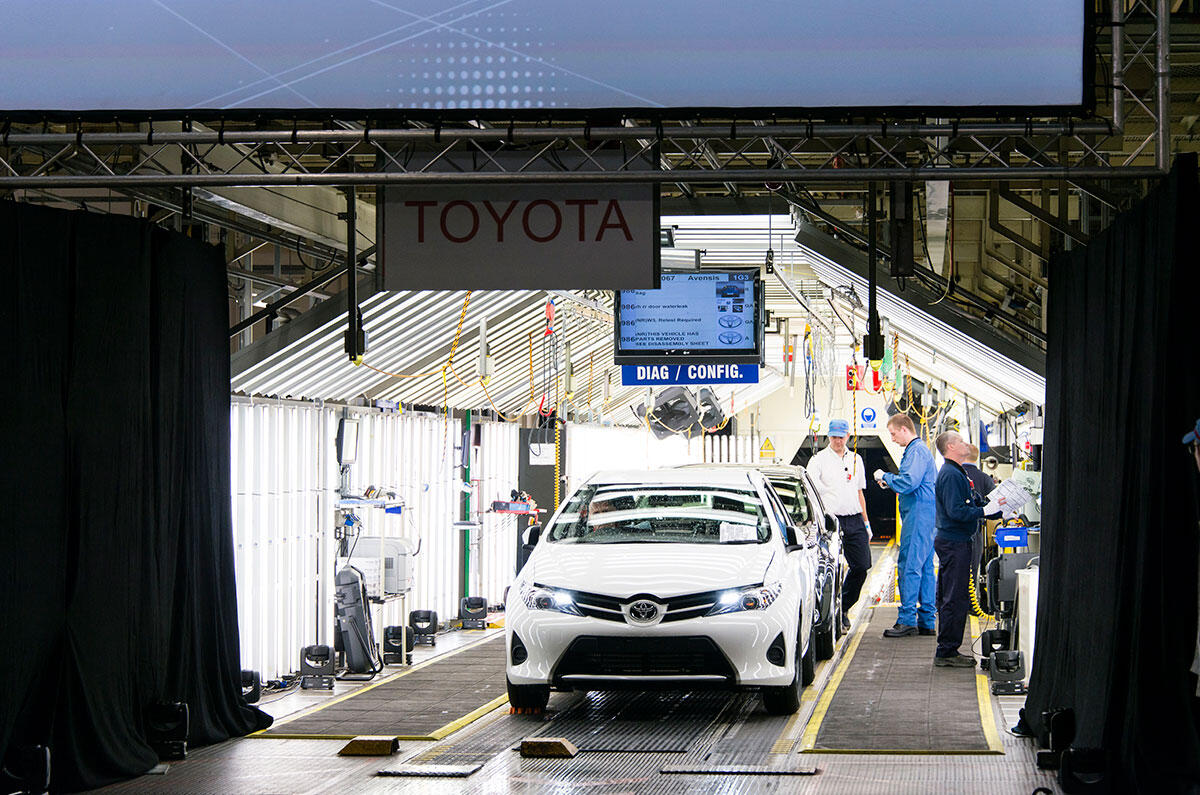 Toyota Auris at Burnaston