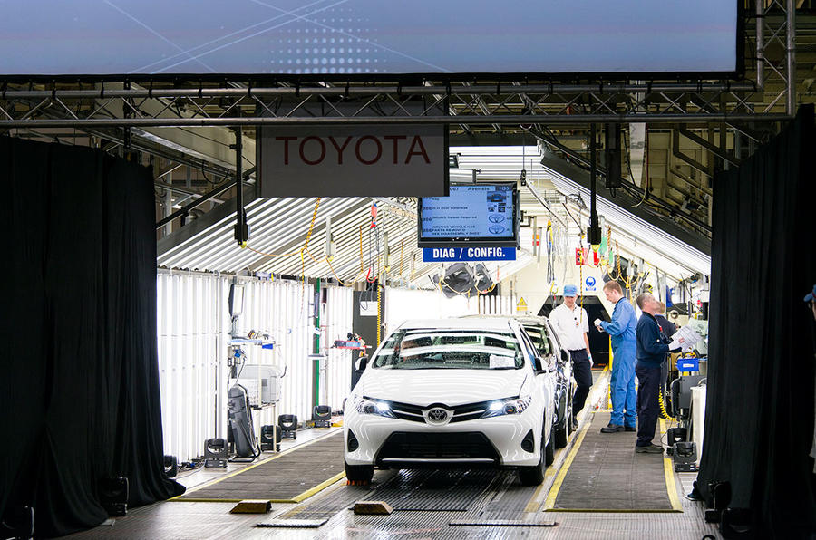Toyota Auris at the Burnaston plant