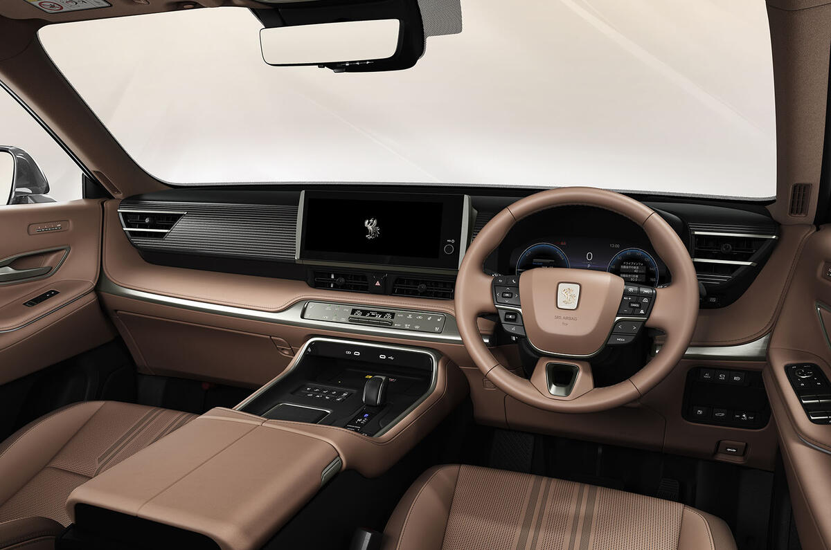 Toyota Century SUV front seat