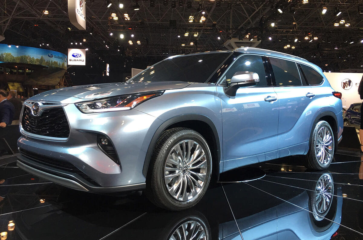 Toyota Highlander - New York Motor Show 2019 - side