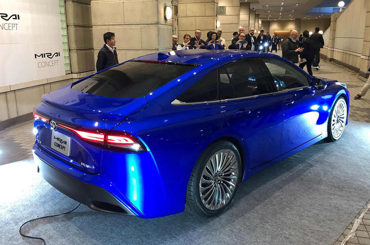 New Toyota Mirai Fuel Cell Vehicle Makes European Debut Autocar