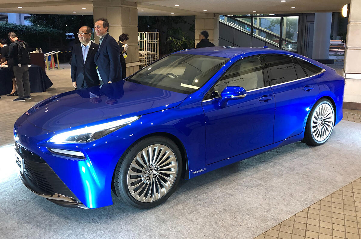 New Toyota Mirai Fuel Cell Vehicle Spotted In Production Form Autocar