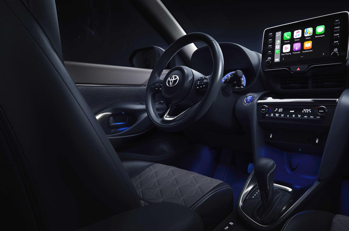 2020 Toyota Yaris Cross official image - steering wheel