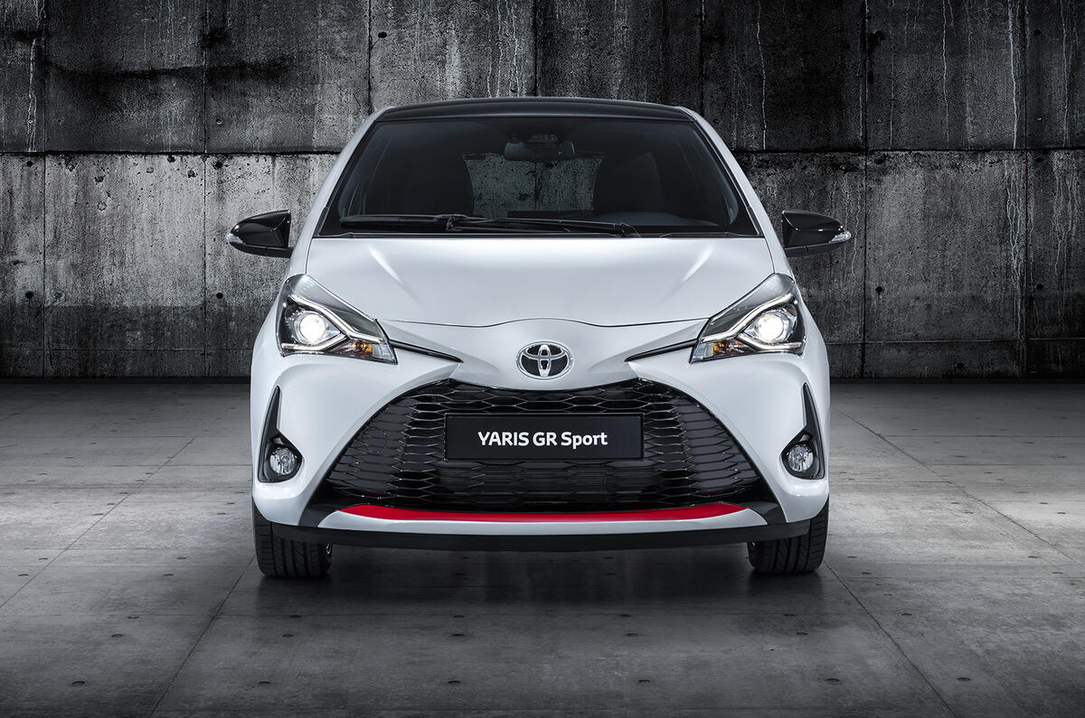 Toyota Yaris GR Sport official reveal nose