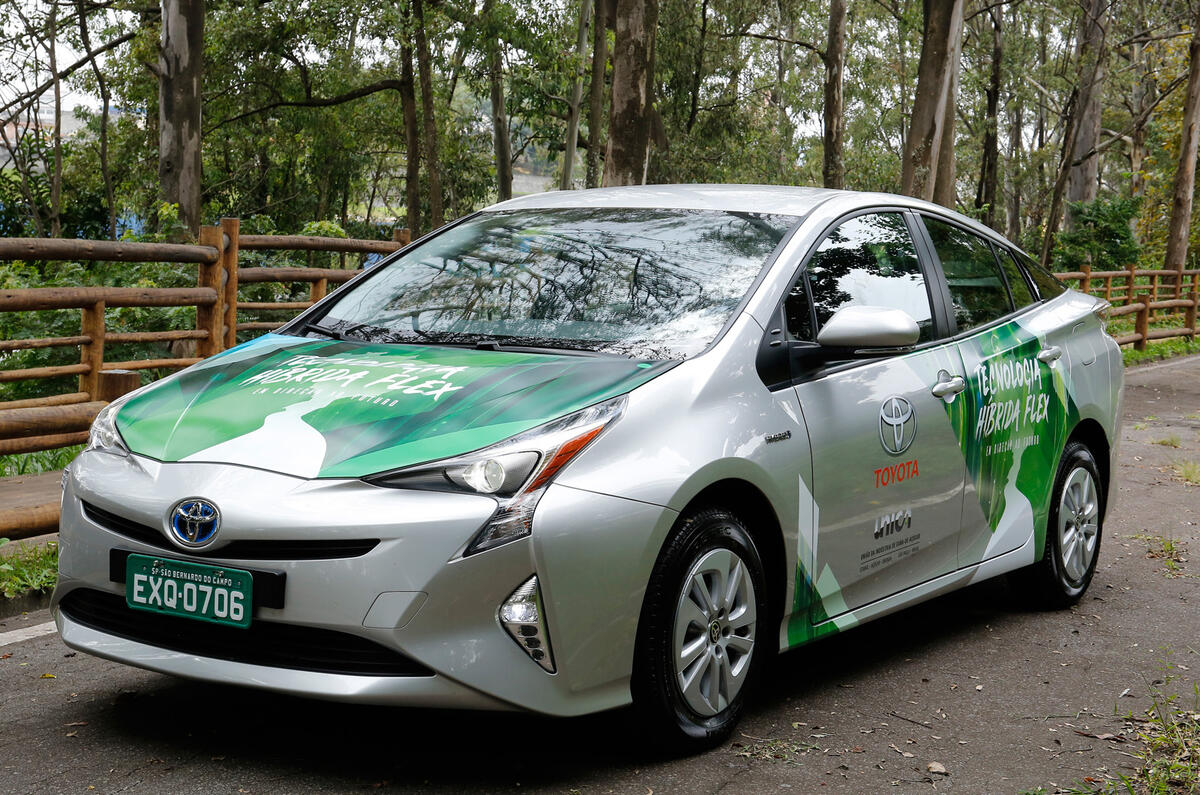 Toyota reveals Prius FFV concept that can run on ethanol Autocar