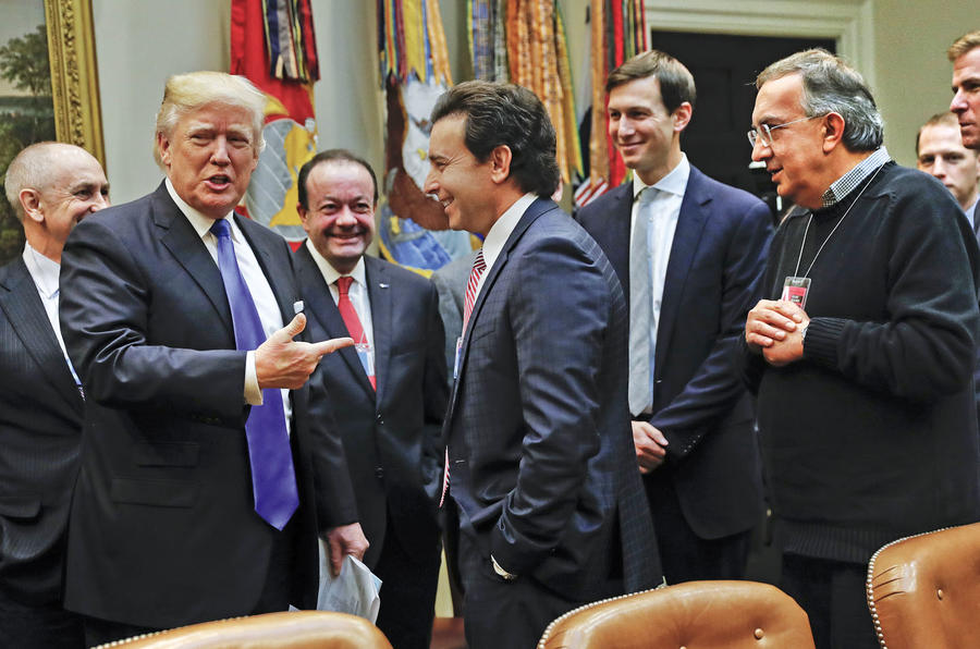 Car industry chiefs met with President Trump last week