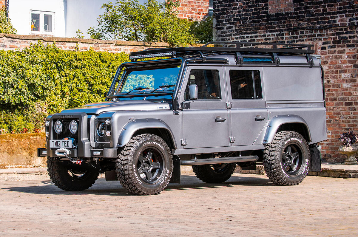 Twisted Defender V8 2018 UK first drive review - on the road front