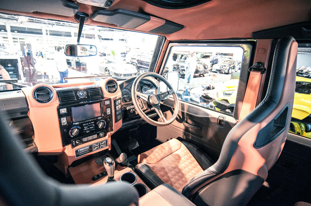 Twisted Defender V8 2018 UK first drive review - cabin
