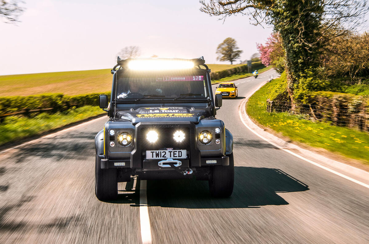 Twisted Defender V8 2018 UK first drive review - bright