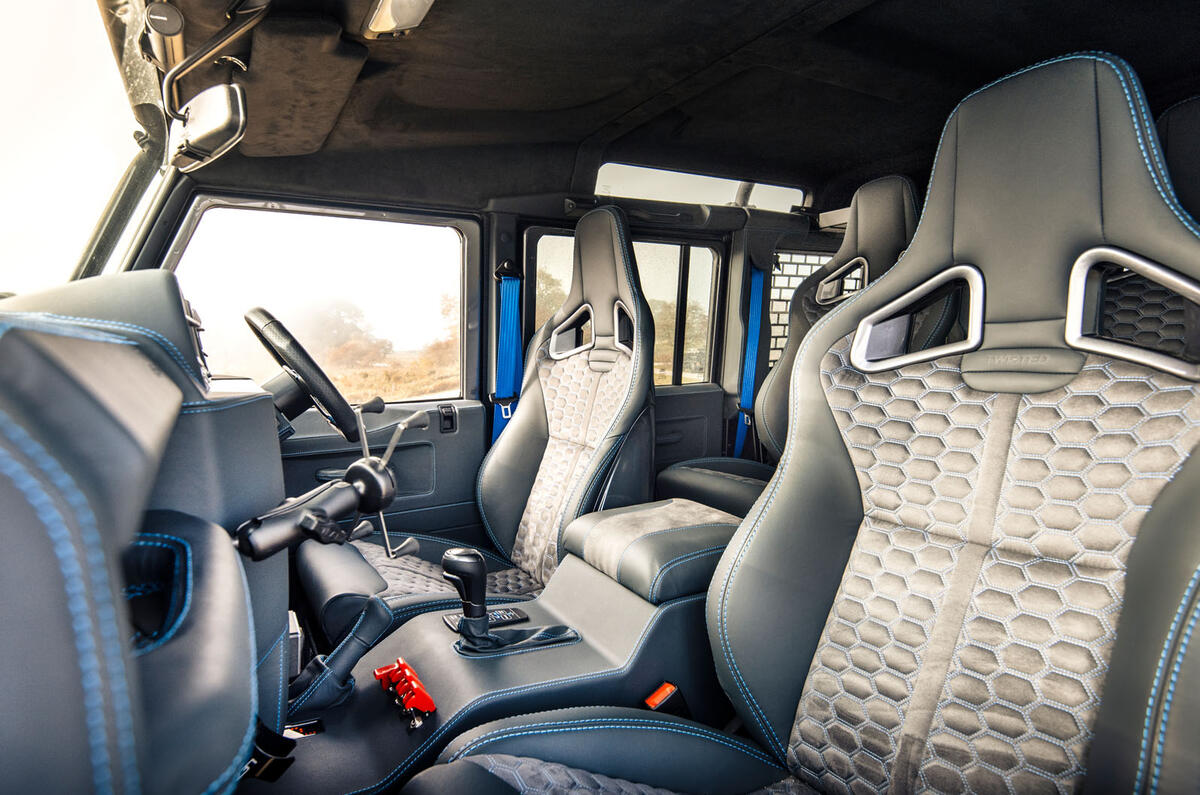 Twisted Defender V8 2018 UK first drive review - sports seats