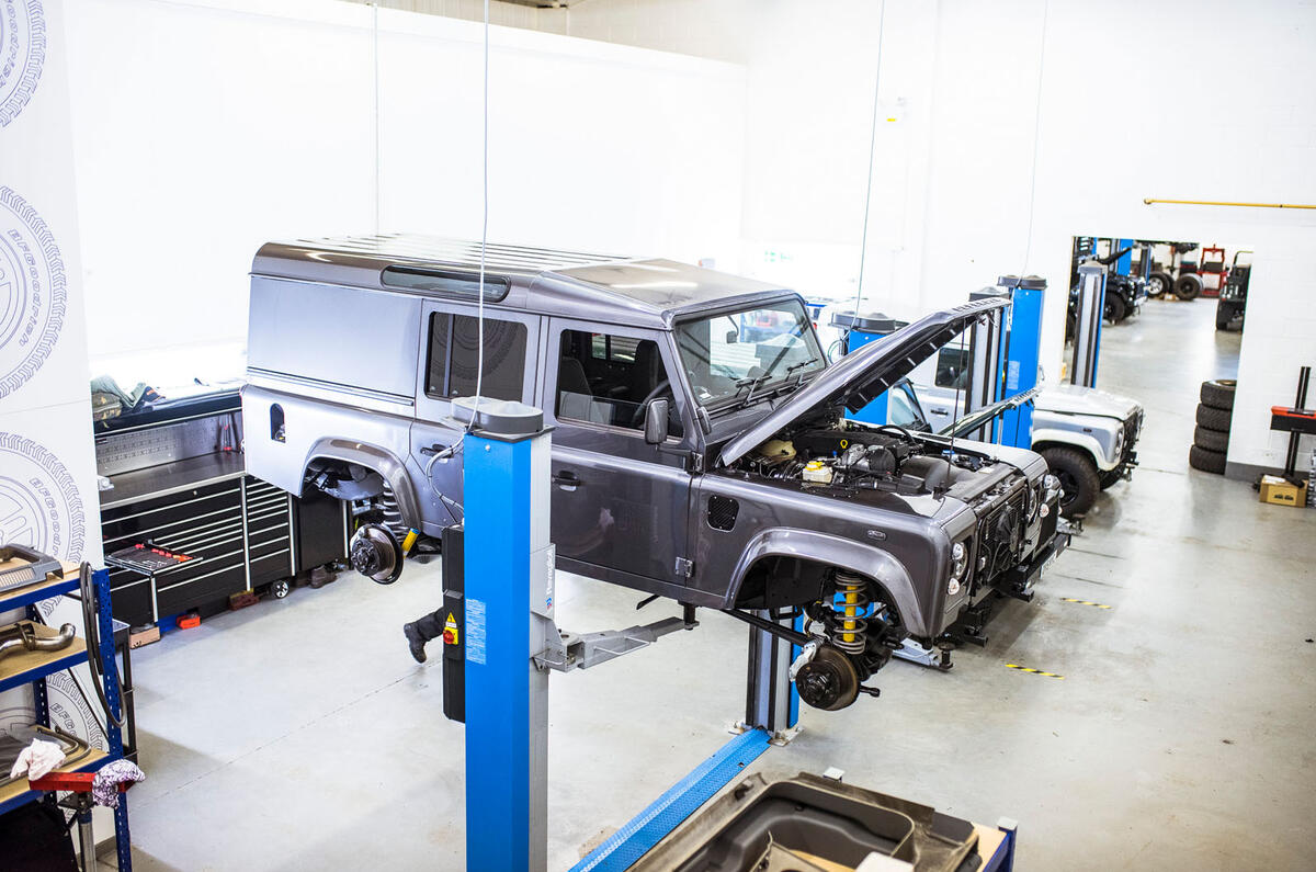 Twisted Defender V8 2018 UK first drive review - Twisted workshop