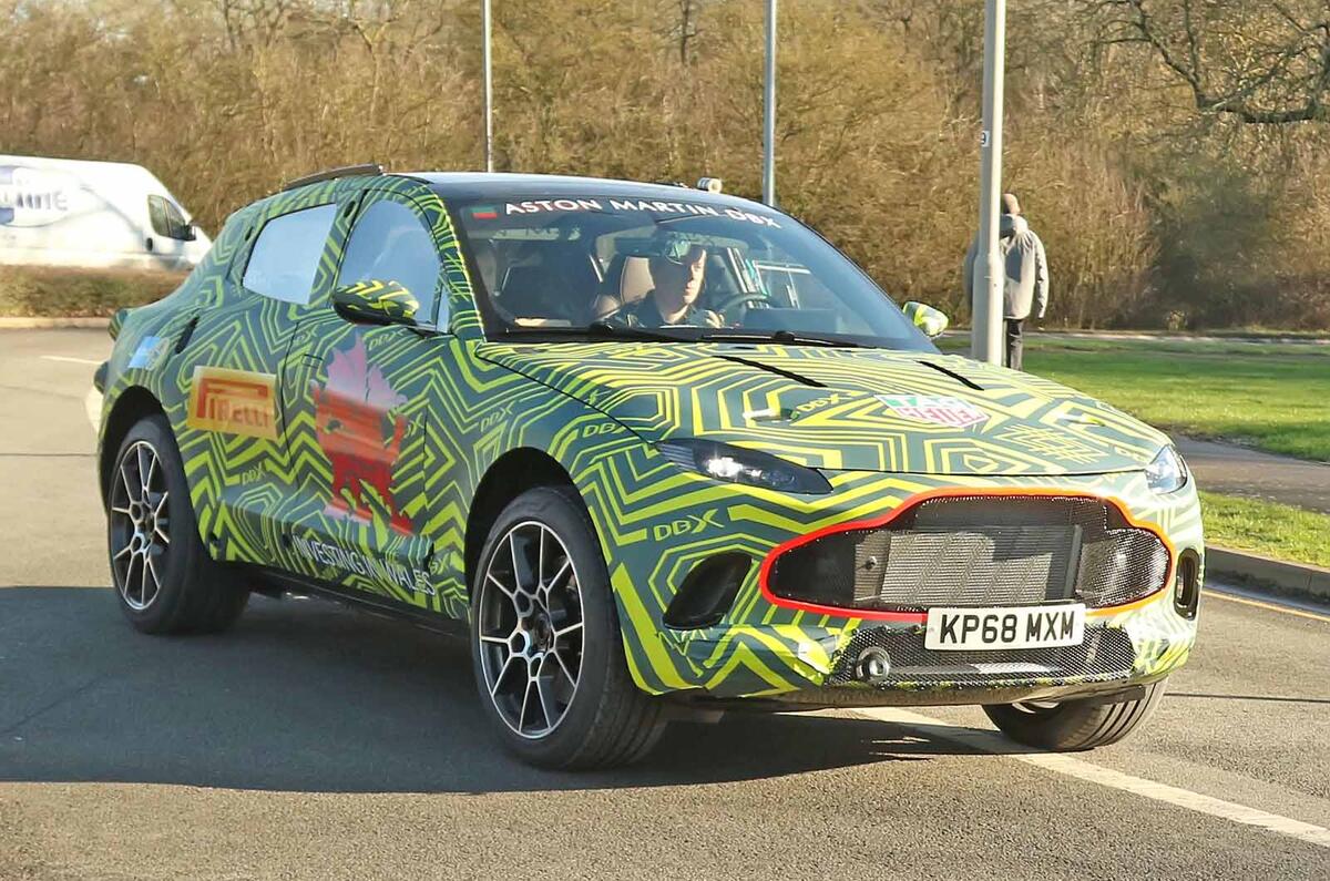 Aston Martin DBX testing