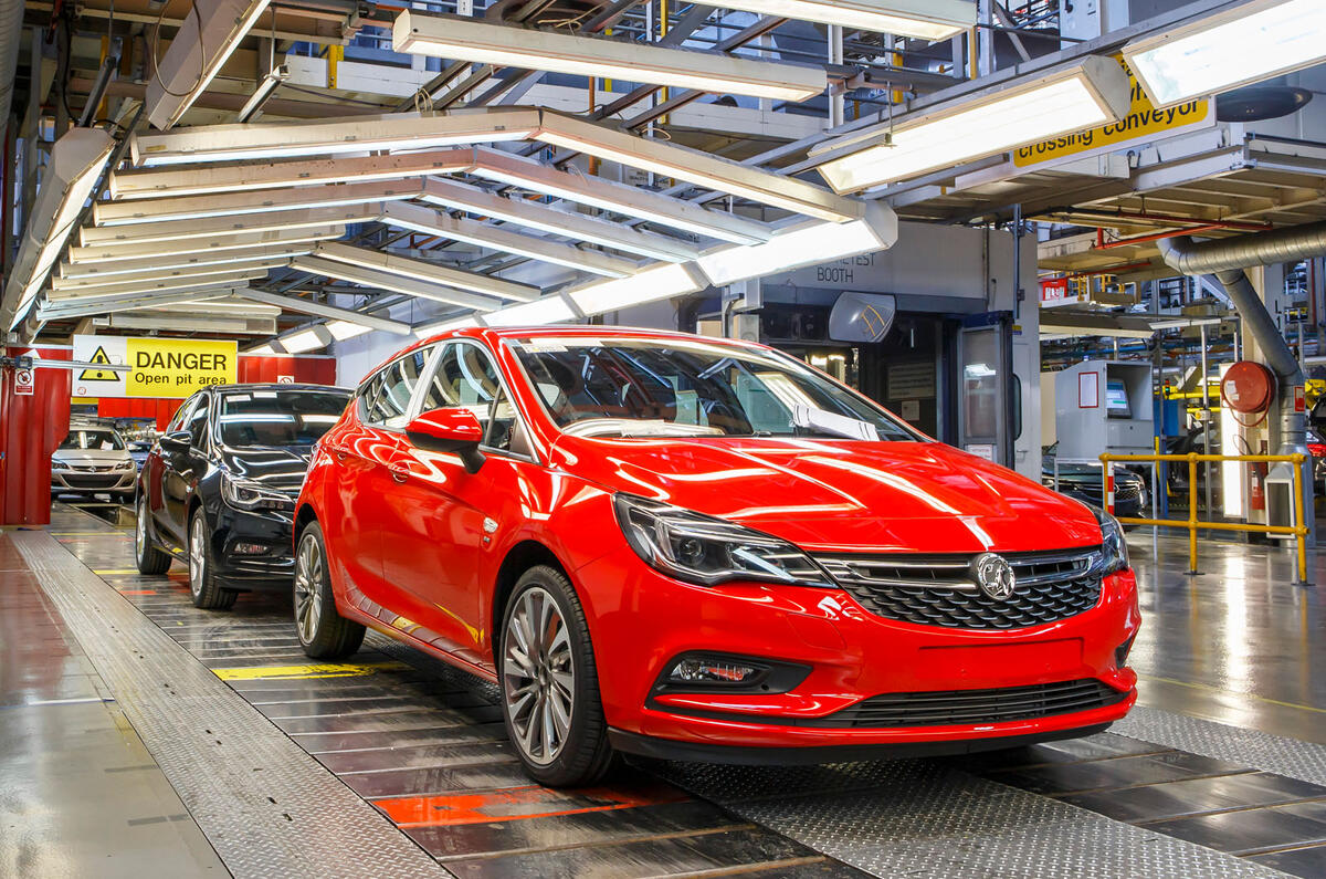 Vauxhall Astra production Ellesmere Port 2015