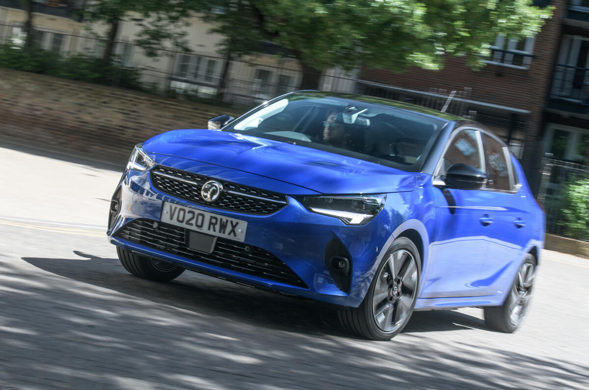 Vauxhall Corsa cornering