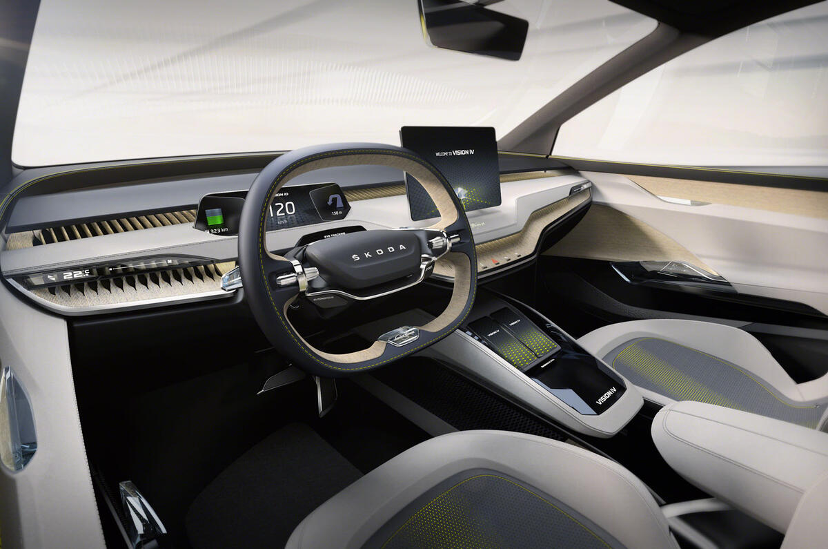 Skoda Electric Models To Stand Out With Unique Lightstrip Autocar