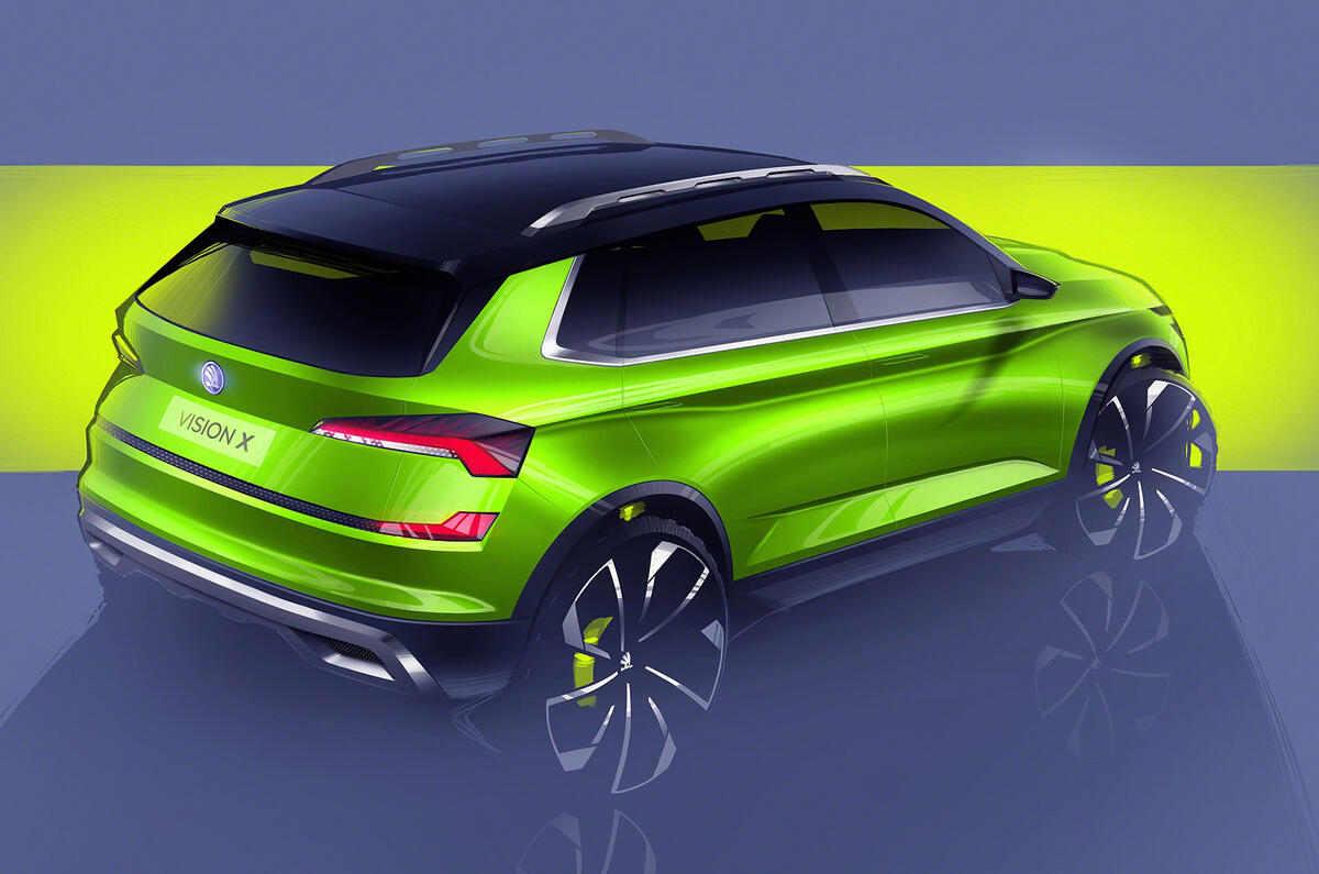 Skoda Vision X small SUV concept previews 2019 production ... Skoda Vision X small SUV concept previews 2019 production ...