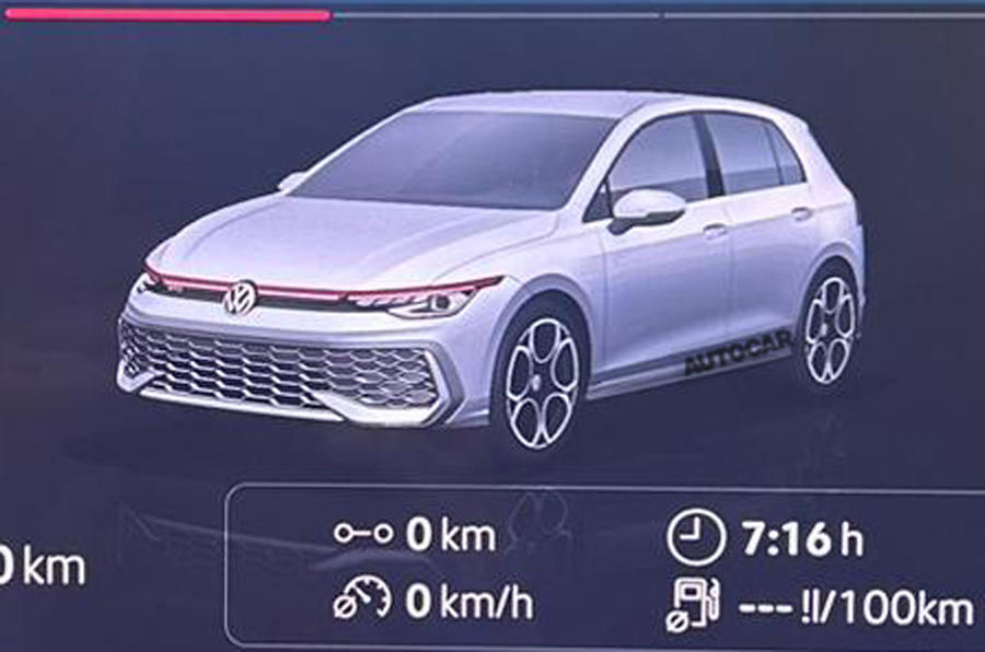 2024 Volkswagen Golf design revealed early in new images