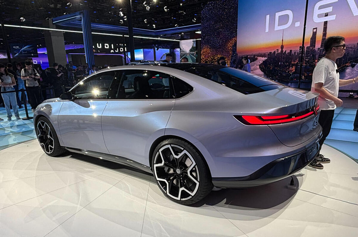 Volkswagen ID Aura Shanghai motor show rear quarter
