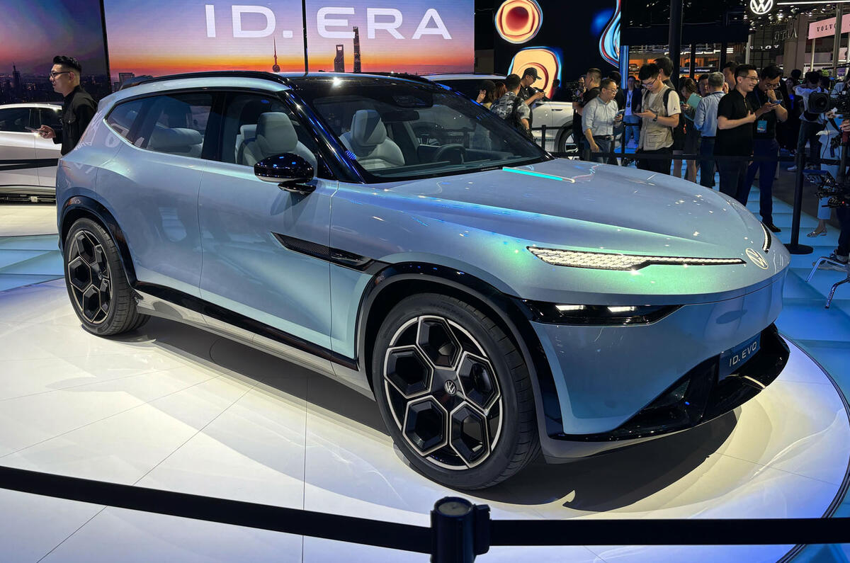 Volkswagen ID Evo Shanghai motor show front quarter 2