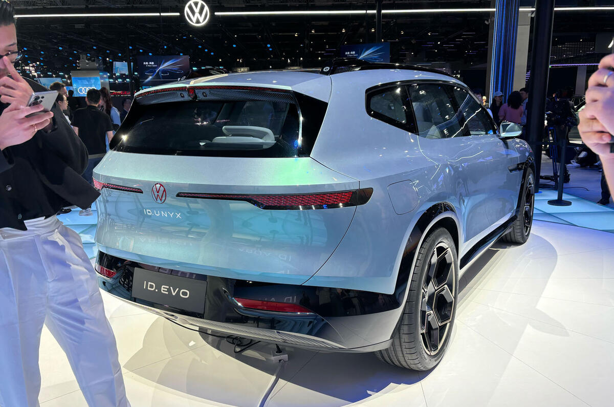 Volkswagen ID Evo Shanghai motor show rear quarter