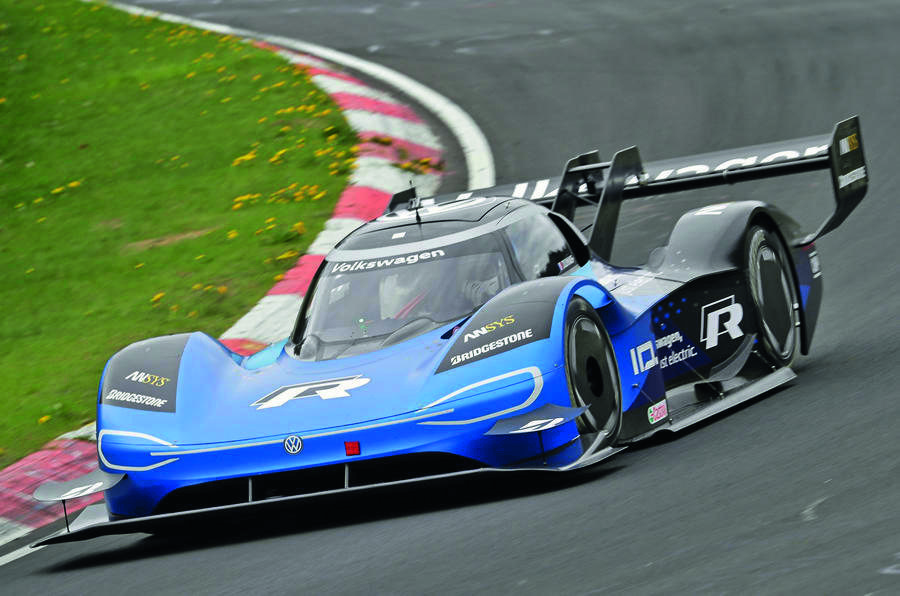 volkswagen id r 2019 tracking front