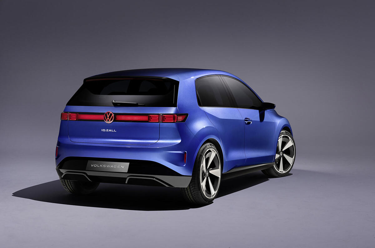 Volkswagen ID2all concept car rear end