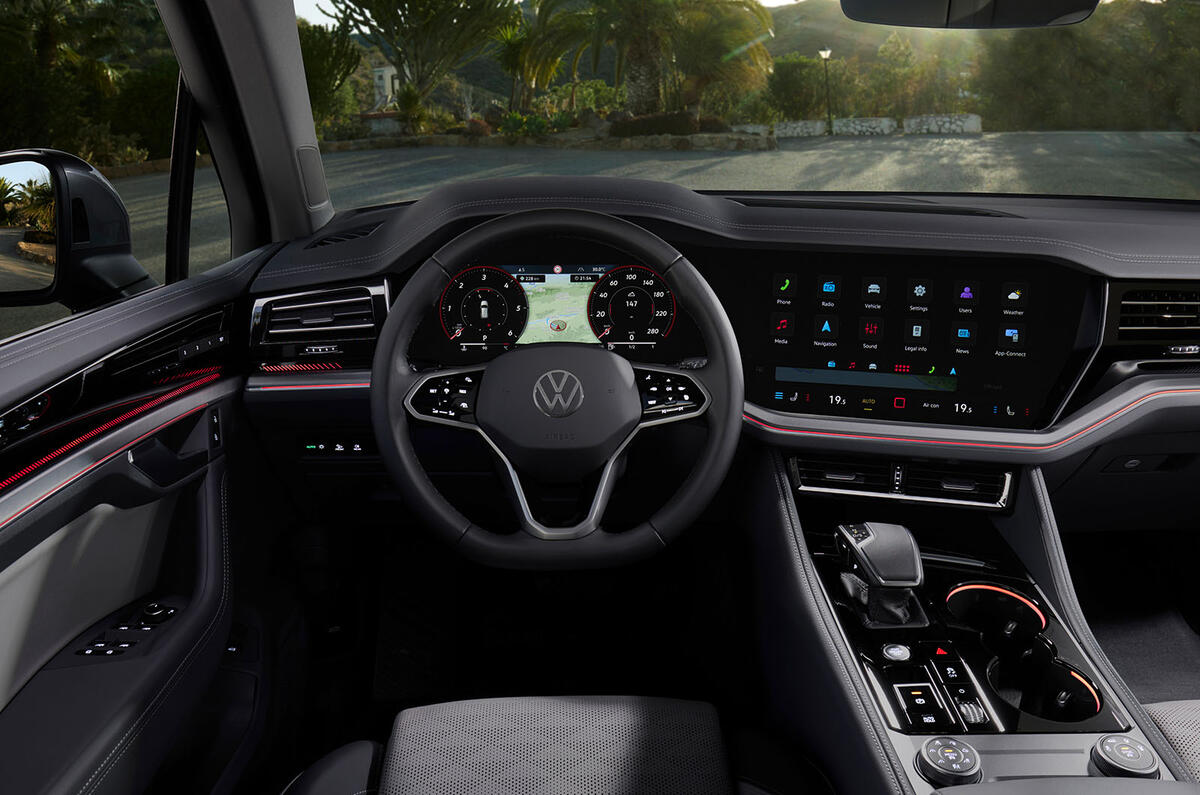 Volkswagen Touareg dashboard