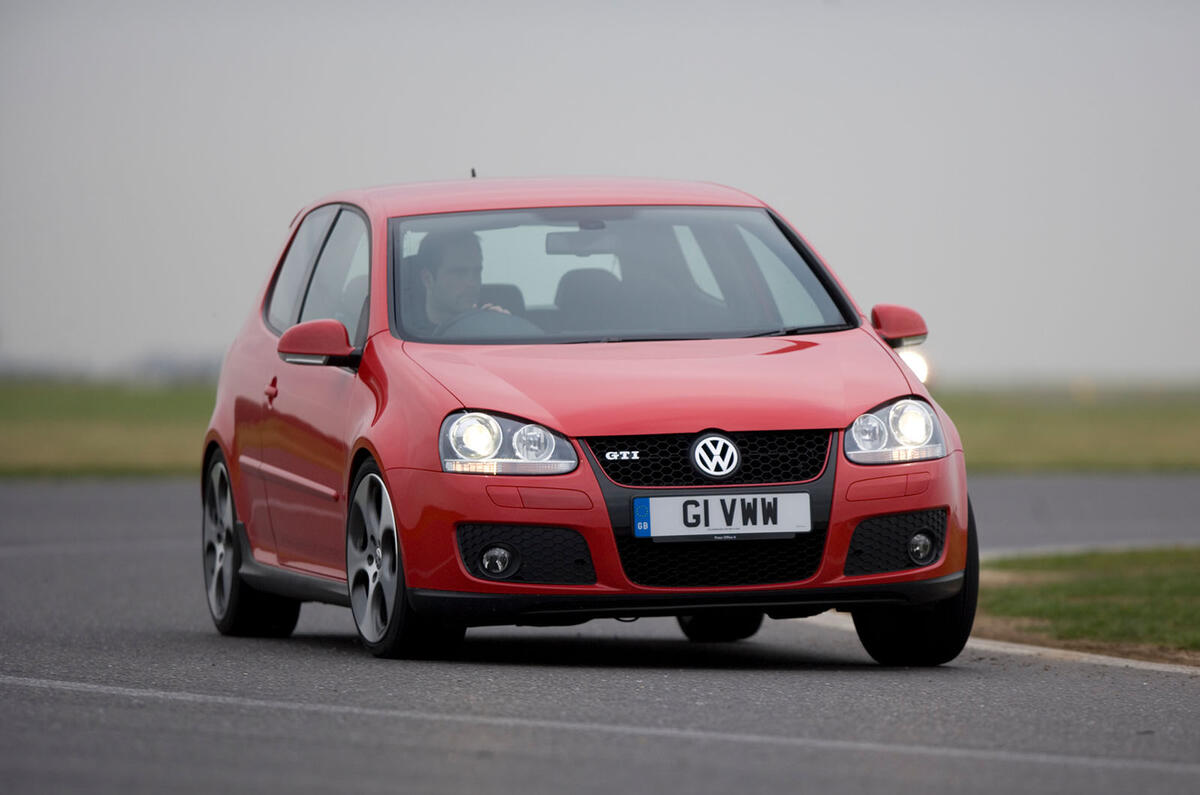 Volkswagen Golf GTI front three quarter