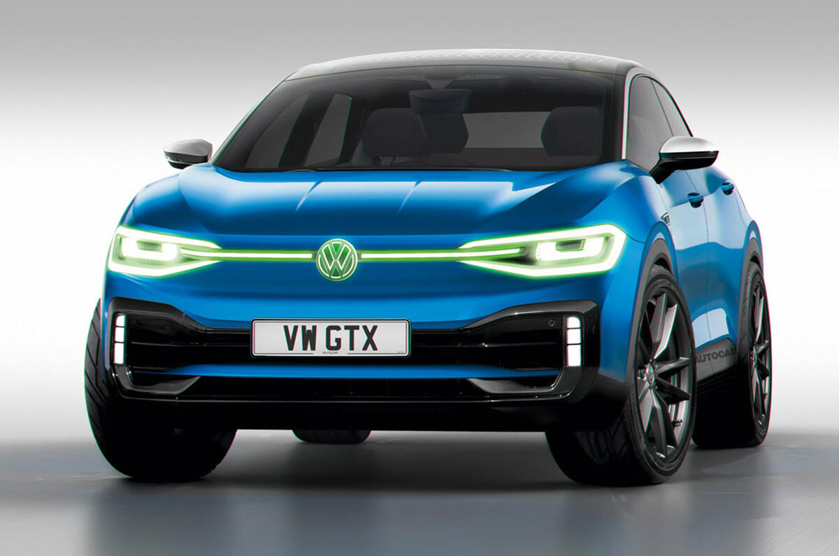 Volkswagen ID 4 GTX render - stationary front