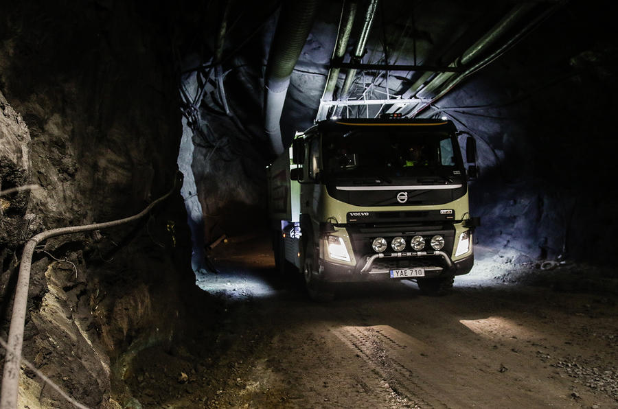 Volvo FMX self-driving truck