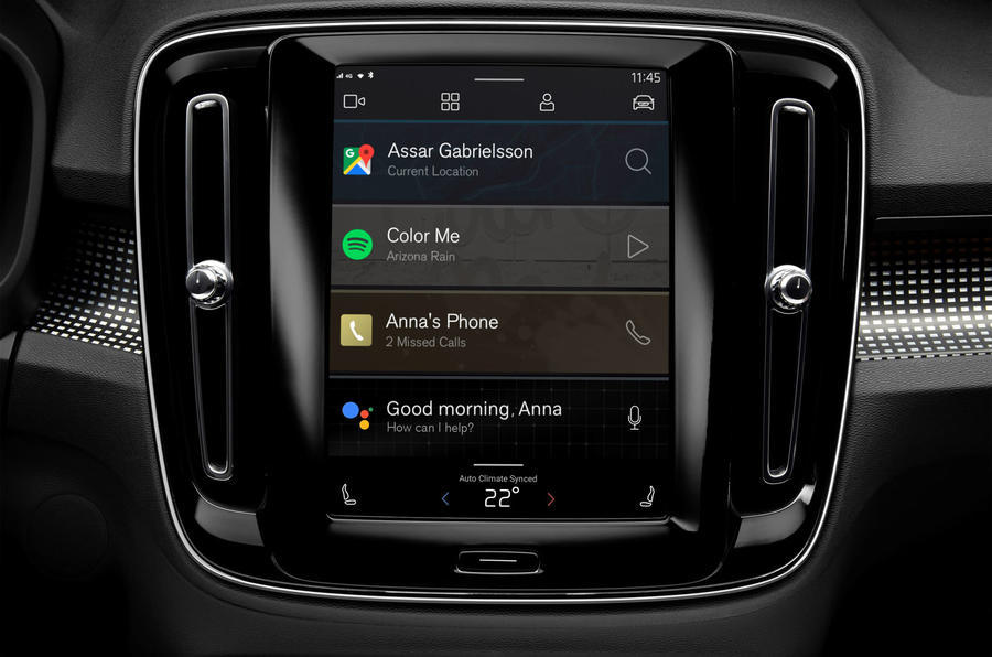 volvo xc40 introduces brand new infotainment system
