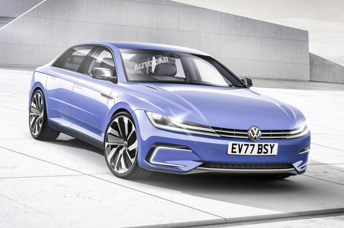 Our artist's impression of the next VW Phaeton