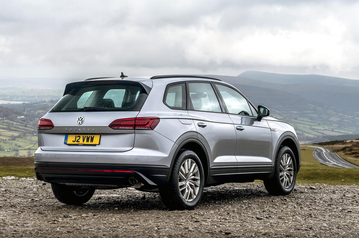Volkswagen Touareg 2020 UK first drive review - static rear