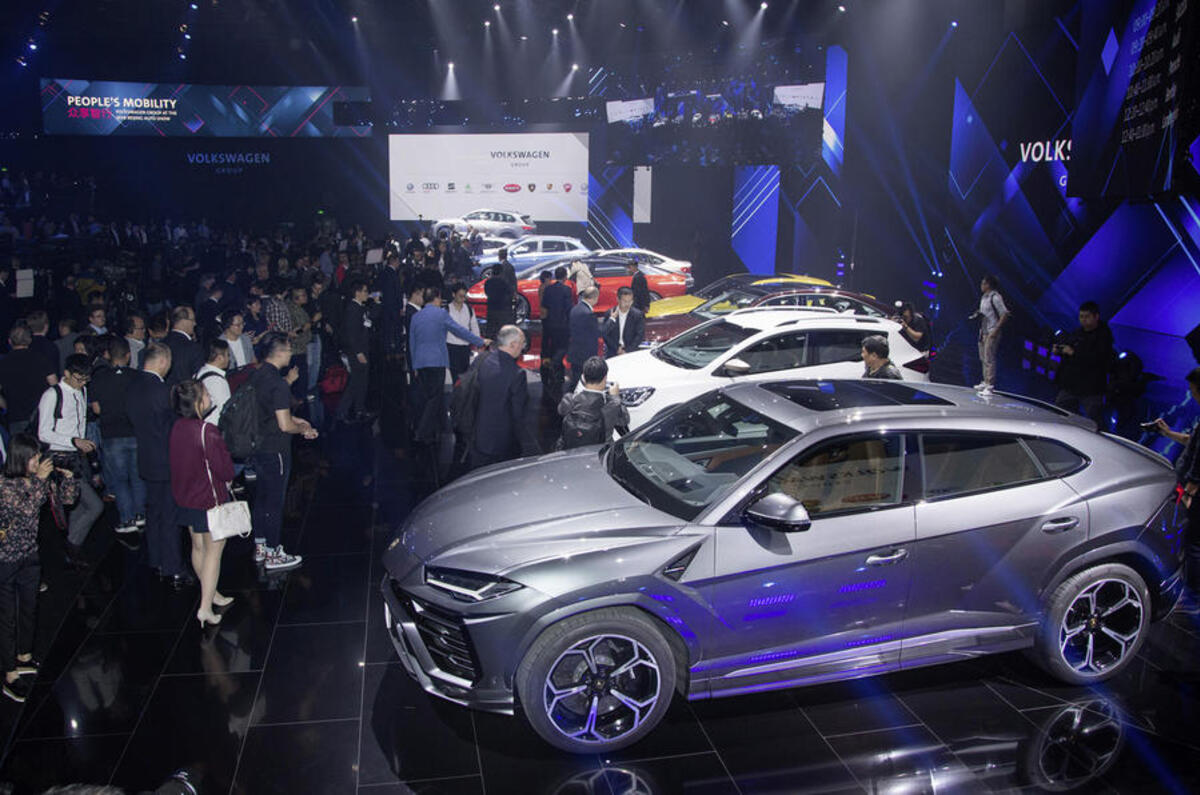 VW group night at Beijing 2018