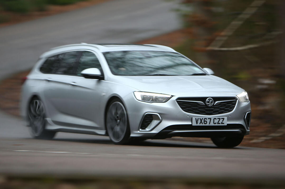 Vauxhall Insignia GSi Sports Tourer Biturbo 2018 first drive Autocar