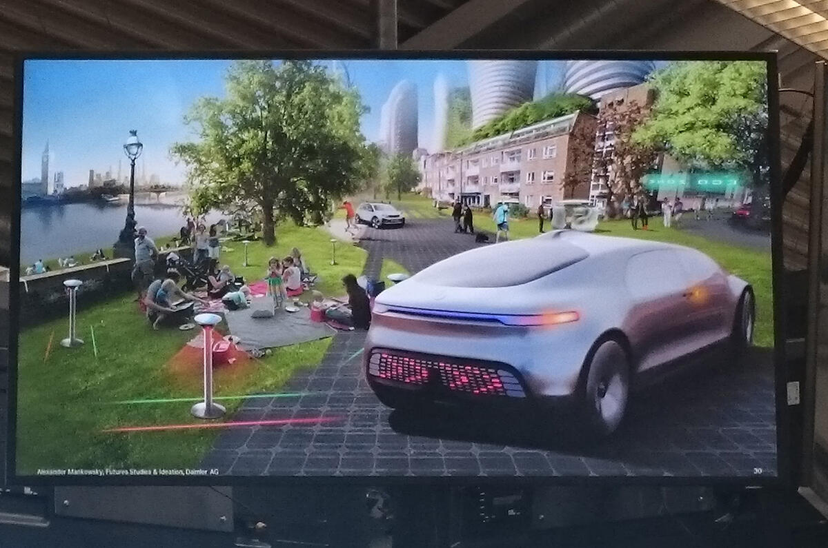 Mercedes-Benz in the city of the future