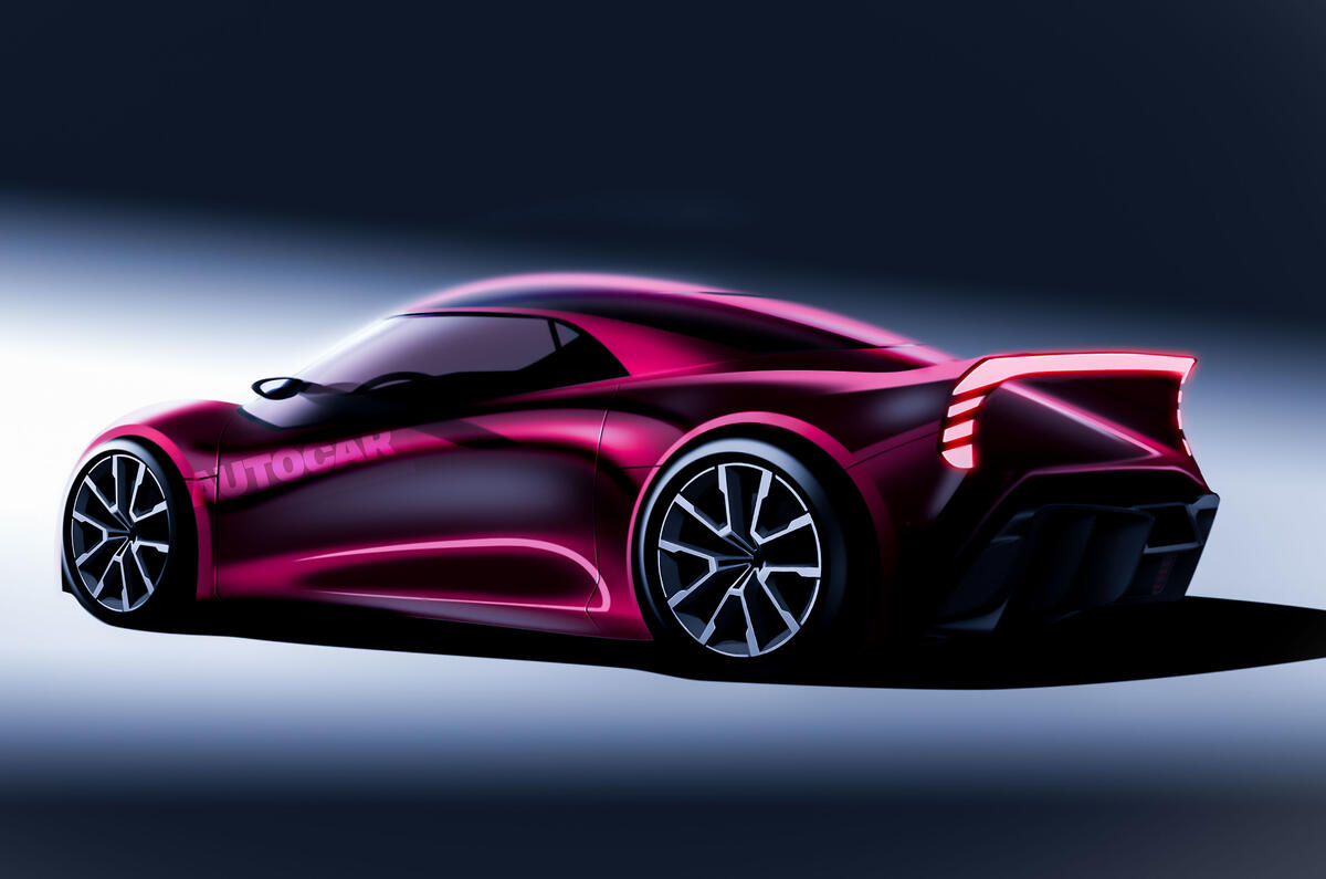 Dream car render side