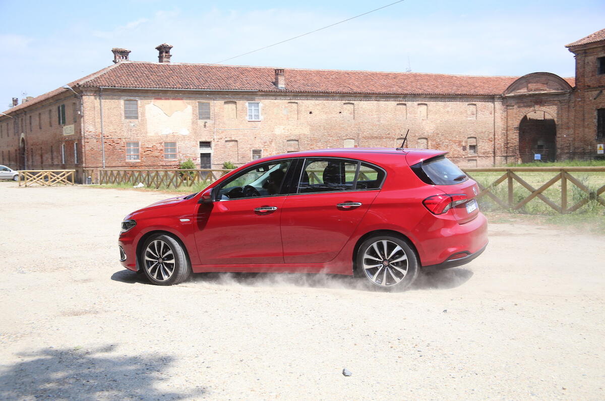 Off-roading in the Fiat Tipo 