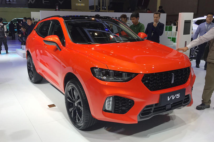 Wey VV5 SUV - Shanghai motor show 2019 reveal front