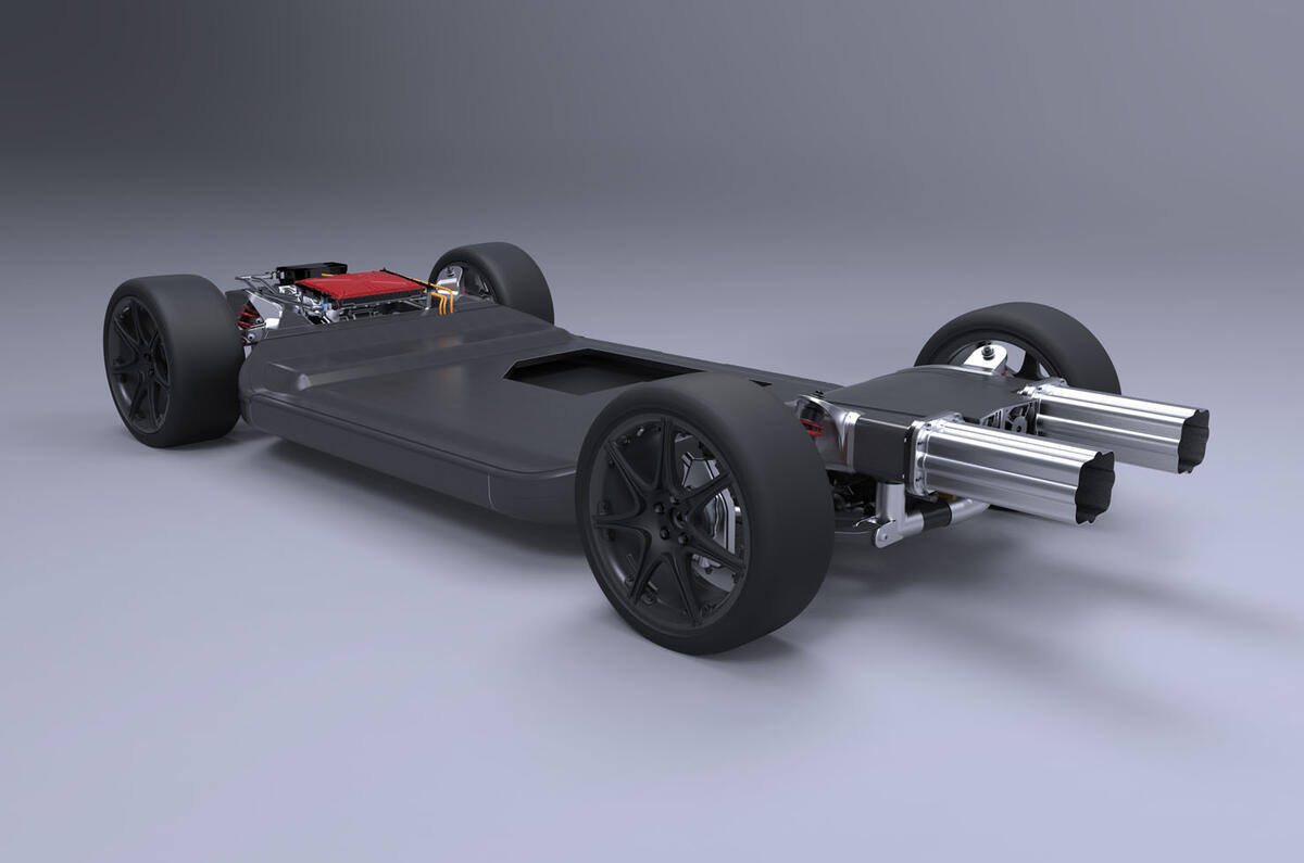Williams reveals electric vehicle skateboard chassis Autocar