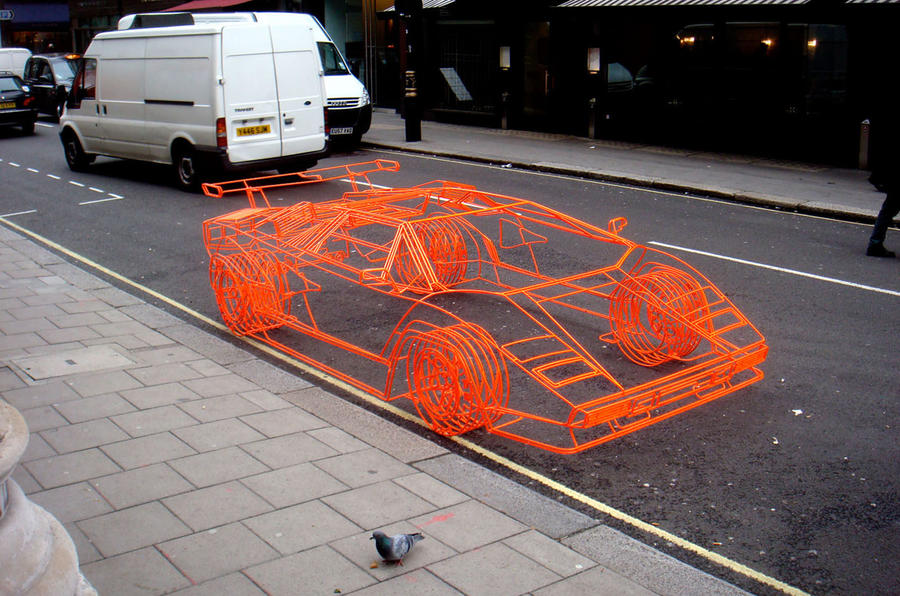 Benedict Radcliffe's wireframe sculptures - how they're made