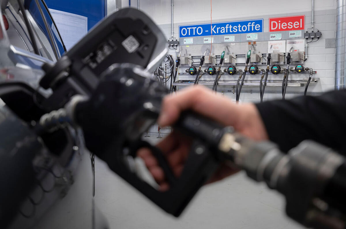 WLTP testing petrol