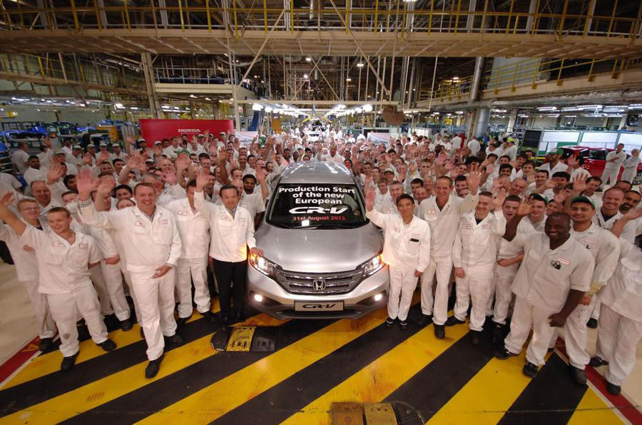 Honda Swindon factory workers CR-V