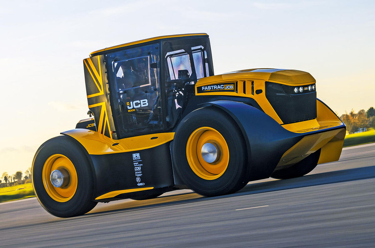 Christmas road test the world's fastest tractor Autocar