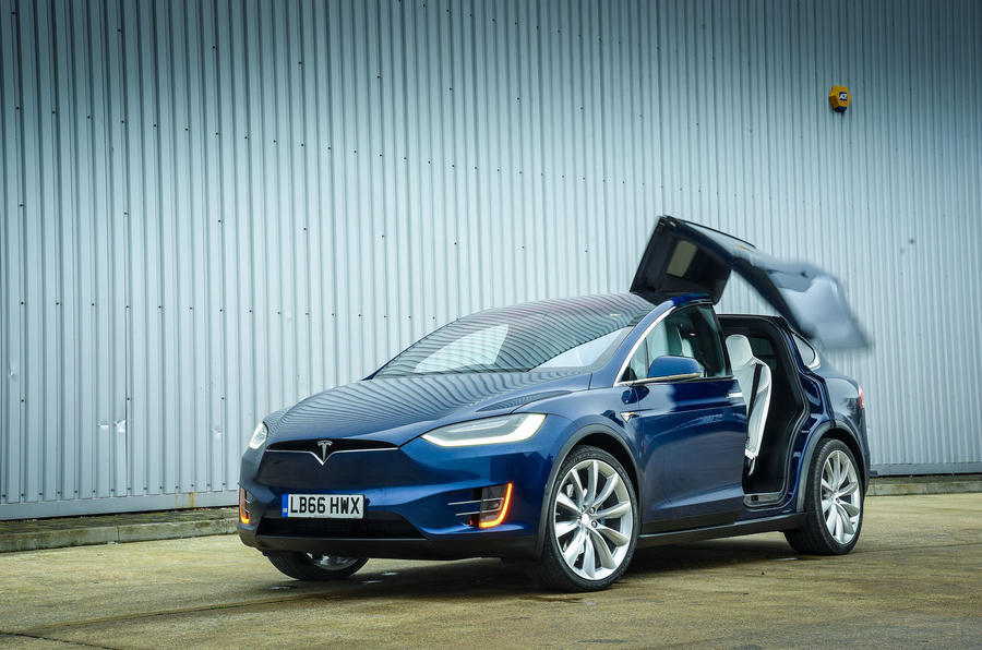 Tesla Model X airbag