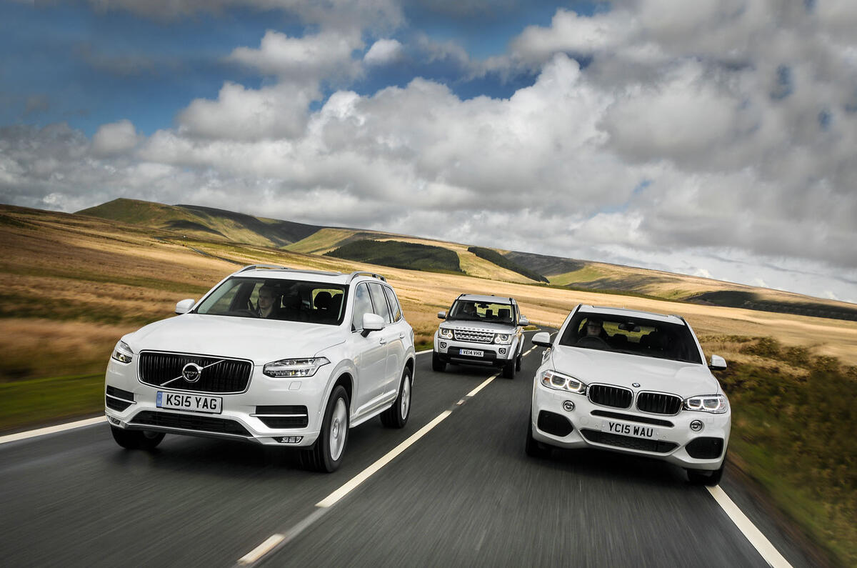 Volvo Xc90 Versus Bmw X5 And Land Rover Discovery