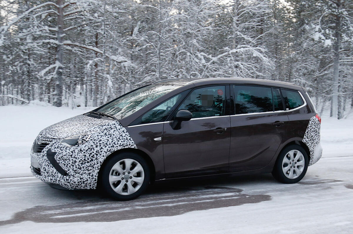 Vauxhall Zafira Tourer Facelift Latest Spy Shots Autocar