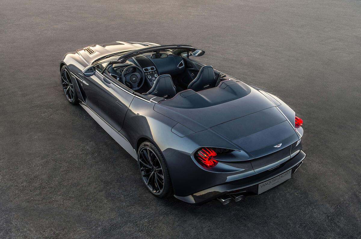 Aston Martin Vanquish Zagato Shooting Brake Styling Shown In Life